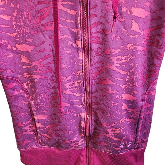 Under Armour Women's S Storm Full Zip Hoodie Purple Pink Animal Print Swirl - Picture 5 of 6